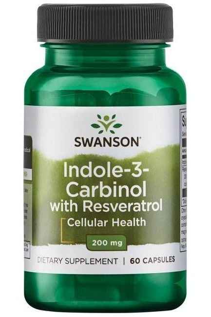 Swanson - Indole-3-Carbinol with Resveratrol, 200mg - 60 caps