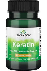 Swanson - Keratin, 50mg - 60 caps - Nutri.se