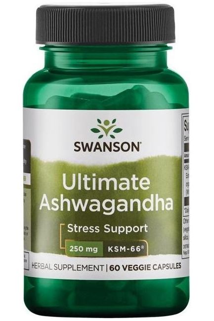 Swanson - KSM-66 - Ashwagandha Ultimate - 250mg - 60 vcaps - Nutri.se