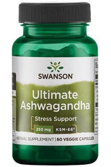 Swanson - KSM-66 - Ashwagandha Ultimate - 250mg - 60 vcaps - Nutri.se