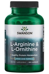 Swanson - L-Arginine & L-Ornithine - 100 caps - Nutri.se
