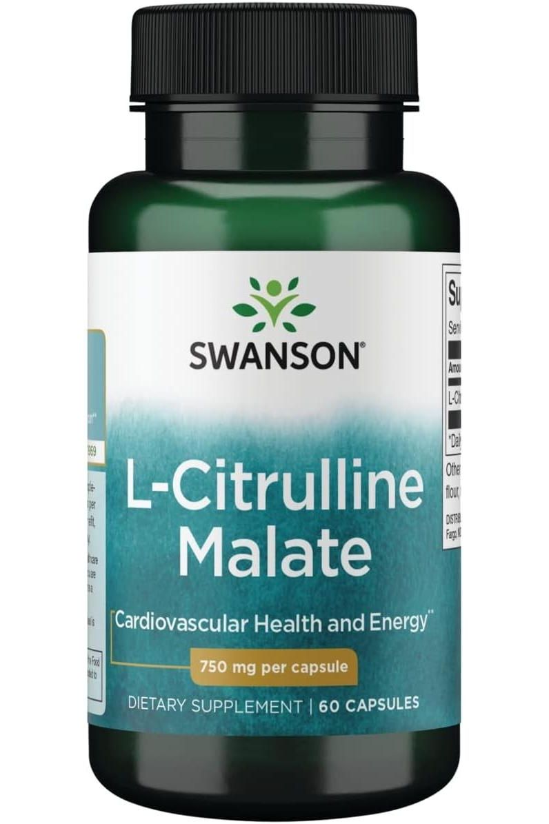 Swanson - L-Citrulline Malate Complex, 750mg - 60 caps - Nutri.se