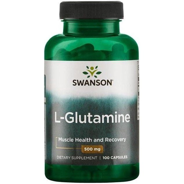 Swanson - L-Glutamine, 500mg - 100 caps - Nutri.se