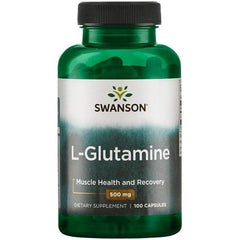 Swanson - L-Glutamine, 500mg - 100 caps - Nutri.se