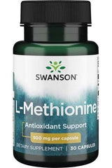 Swanson - L-Methionine, 500mg - 30 caps - Nutri.se