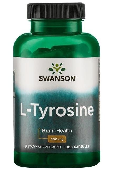 Swanson - L-Tyrosine, 500mg - 100 caps - Nutri.se
