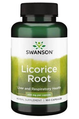 Swanson - Licorice Root, 450mg - 100 caps - Nutri.se