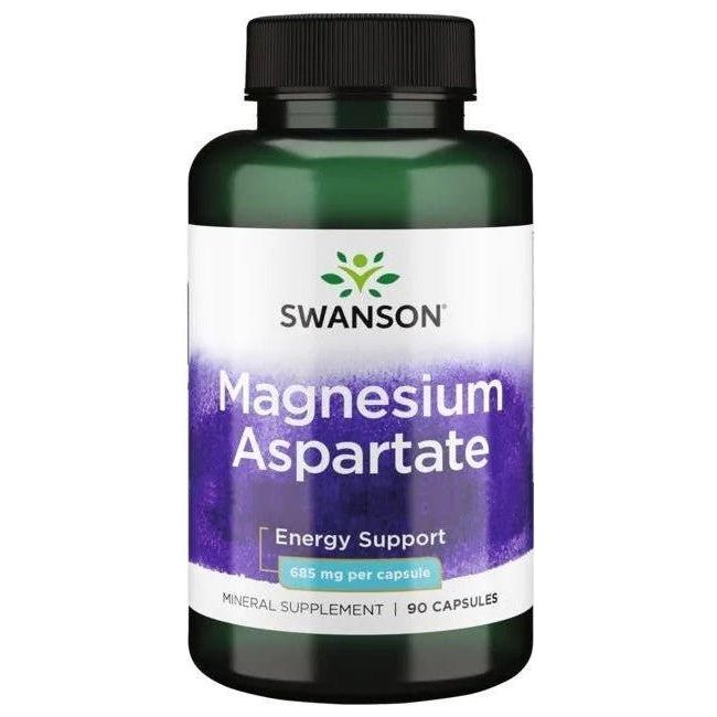 Swanson - Magnesium Aspartate, 685mg - 90 caps - Nutri.se
