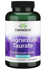 Swanson - Magnesium Taurate, 100mg - 120 tablets - Nutri.se