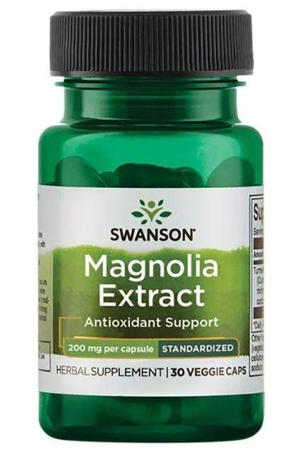 Swanson - Magnolia Extract, 200mg - 30 vcaps - Nutri.se