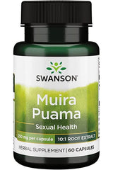 Swanson - Muira Puama, 250mg (10:1) - 60 caps - Nutri.se