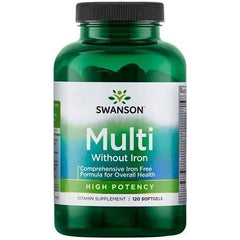 Swanson - Multi Without Iron - 120 softgels - Nutri.se