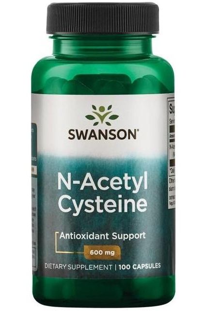 Swanson - N-Acetyl Cysteine, 600mg - 100 caps - Nutri.se