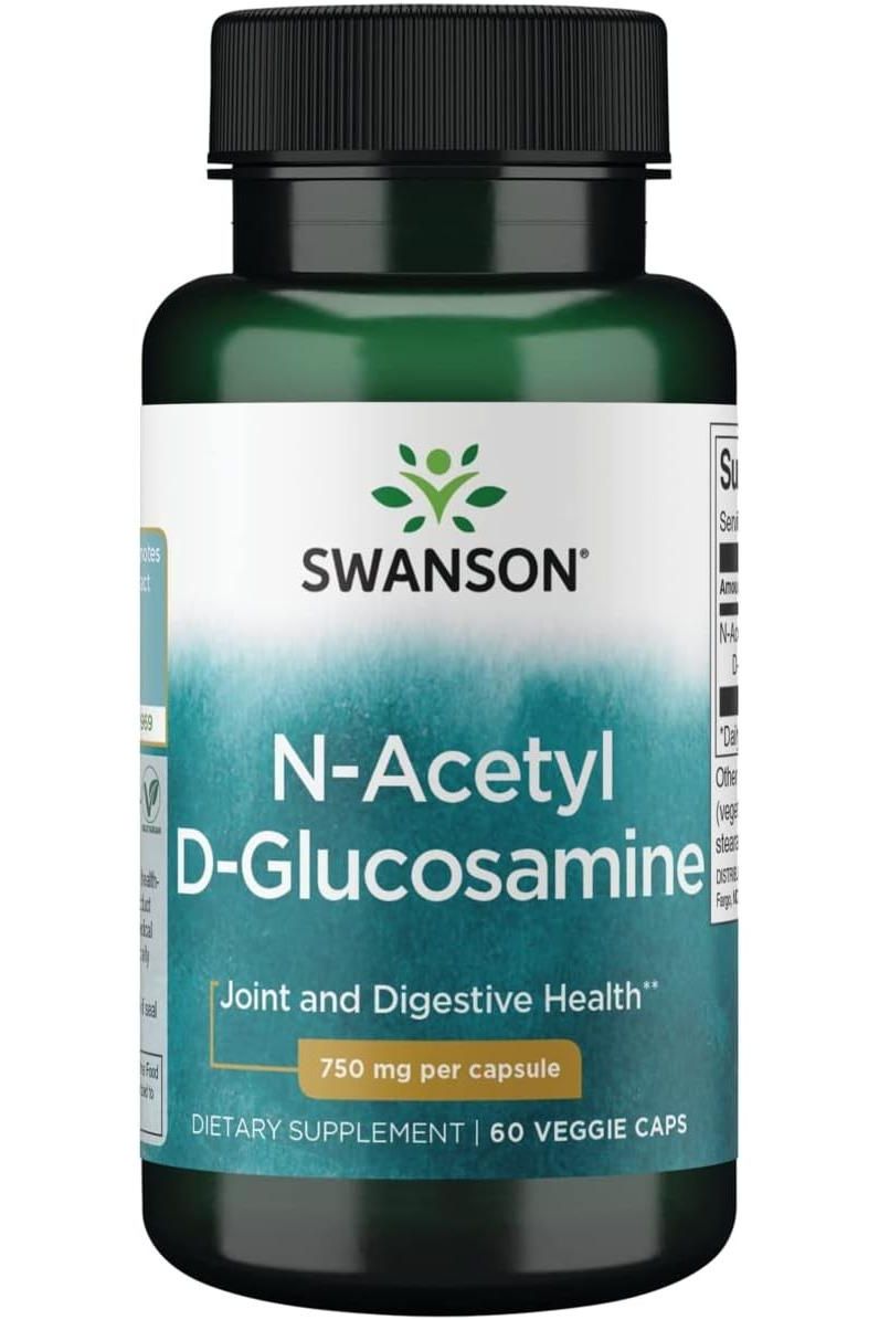 Swanson - N-Acetyl D-Glucosamine (N-A-G), 750mg - 60 vcaps - Nutri.se