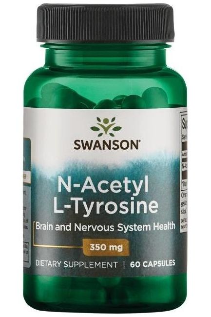 Swanson - N-Acetyl L-Tyrosine, 350mg - 60 caps - Nutri.se