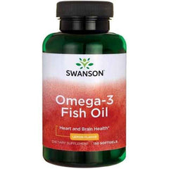 Swanson - Omega-3 Fish Oil, Lemon - 150 softgels