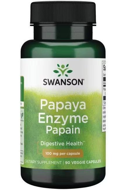 Swanson - Papain Papaya Enzyme, 100mg - 90 vcaps - Nutri.se