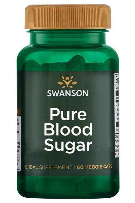 Swanson - Pure Blood Sugar - 60 vcaps