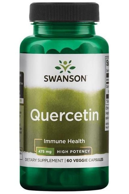 Swanson - Quercetin, 475mg High Potency - 60 vcaps - Nutri.se