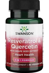 Swanson - Resveratrol & Quercetin - 30 vcaps - Nutri.se
