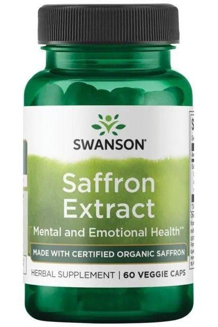 Swanson - Saffron Extract 2% Safranal, 30mg - 60 vcaps - Nutri.se