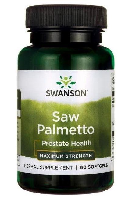 Swanson Saw Palmetto Maximum Strength, 320 mg, 60 softgels for prostate health support Swanson Saw Palmetto Maximum Strength, 320 mg, 60 softgels for prostate health support