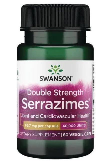 Swanson - Serrazimes, 40 000 Units - 60 vcaps - Nutri.se