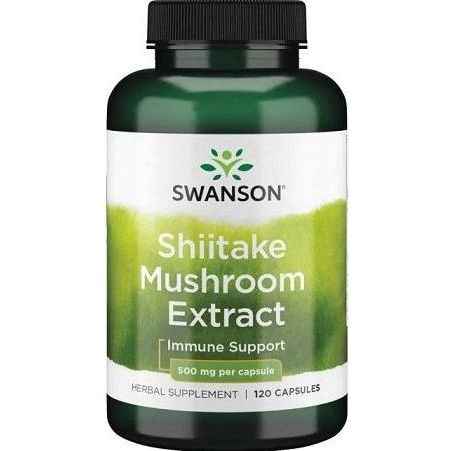 Swanson - Shiitake Mushroom Extract, 500mg - 120 caps