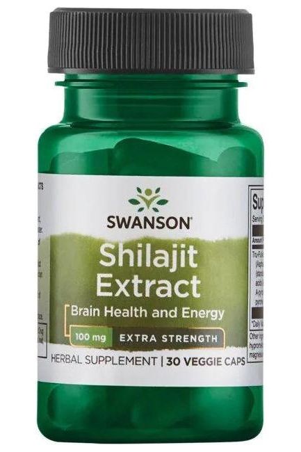 Swanson - Shilajit Extract, 100mg - 30 vcaps - Nutri.se