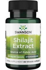 Swanson - Shilajit Extract, 400mg - 60 vcaps - Nutri.se