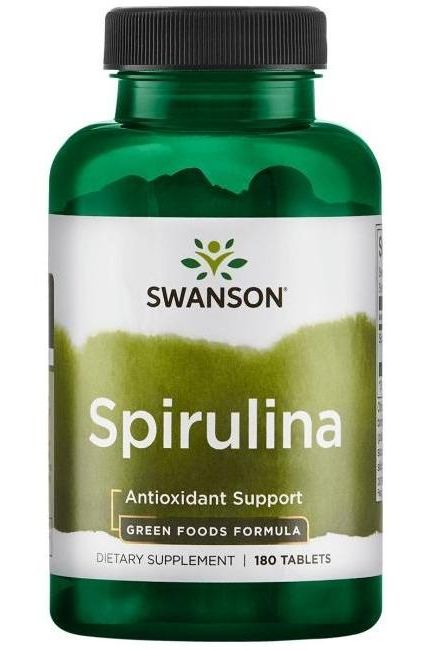 Swanson - Spirulina, 500mg - 180 tablets - Nutri.se