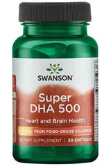 Swanson - Super DHA 500 from Food-Grade Calamari - 30 softgels