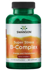 Swanson - Super Stress B-Complex with Vitamin C - Nutri.se