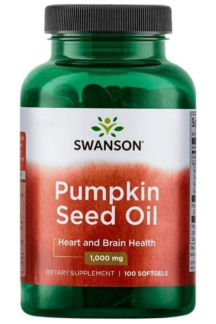Swanson - Pumpkin Seed Oil, 1000mg - 100 softgels - Nutri.se