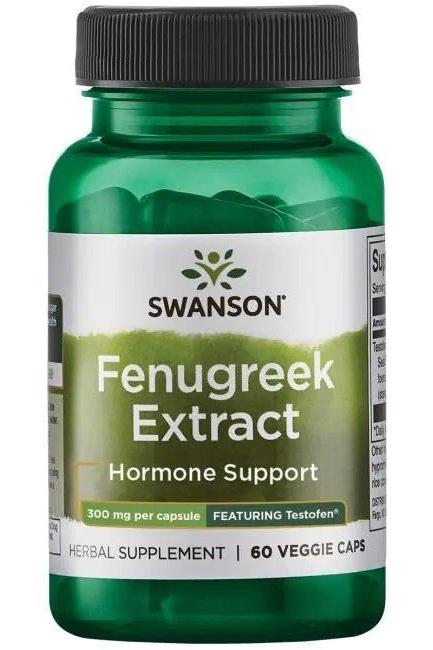 Swanson - Testofen Fenugreek Extract, 300mg - 60 vcaps - Nutri.se