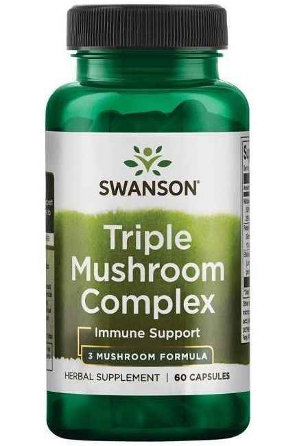 Swanson - Triple Mushroom Standardized Complex - 60 caps