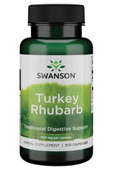 Swanson - Turkey Rhubarb - 100 caps - Nutri.se