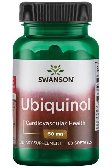 Swanson - Ubiquinol, 50mg - 60 softgels - Nutri.se