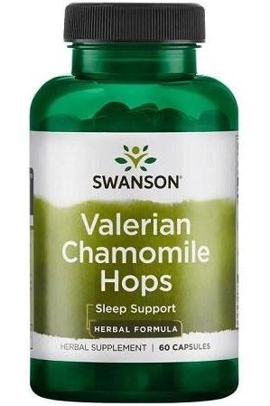 Swanson - Valerian, Chamomile & Hops - 60 caps - Nutri.se