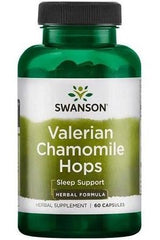 Swanson - Valerian, Chamomile & Hops - 60 caps - Nutri.se