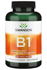 Swanson - Vitamin B-1 (Thiamin), 100mg - 250 caps - Nutri.se