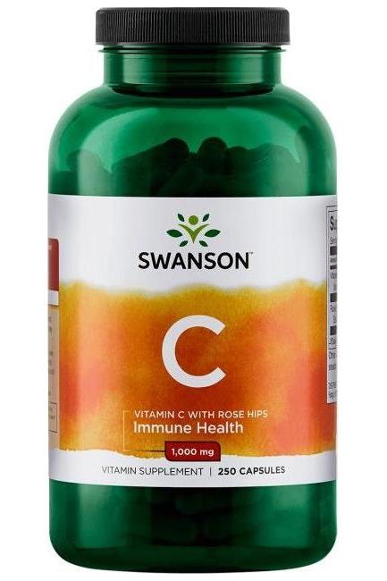 Swanson - Vitamin C with Rose Hips Extract - Nutri.se