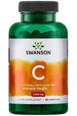 Swanson - Vitamin C with Rose Hips Extract - Nutri.se