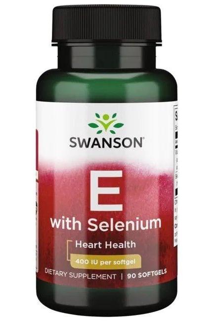 Swanson - Vitamin E & Selenium - 90 softgels - Nutri.se