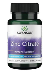Swanson - Zinc Citrate - Nutri.se