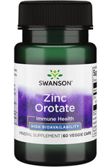 Swanson - Zinc Orotate - 60 vcaps - Nutri.se