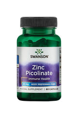 Swanson - Zinc Picolinate Body Preferred Form, 22mg - 60 caps - Nutri.se