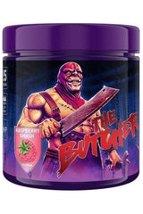 Swedish Supplements The Butcher, 425 g, Raspberry Smash flavor, designed to boost endurance and focus.