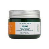 The Body Shop Vitamin C Glow Boosting Moisturizer 50 ml jar for radiant and hydrated skin