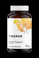 Thorne Bacillus Coagulans 60 caps probiotic supplement for digestive health and immune support.